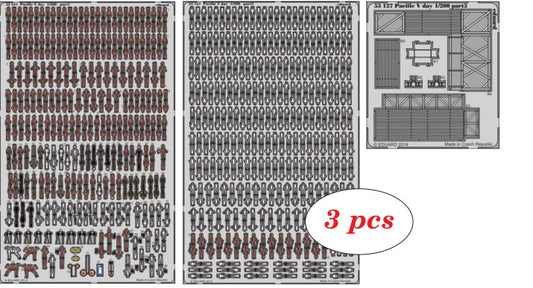 1/200 Ship- Pacific V-Day Figures for TSM (Painted Self Adhesive) (D)