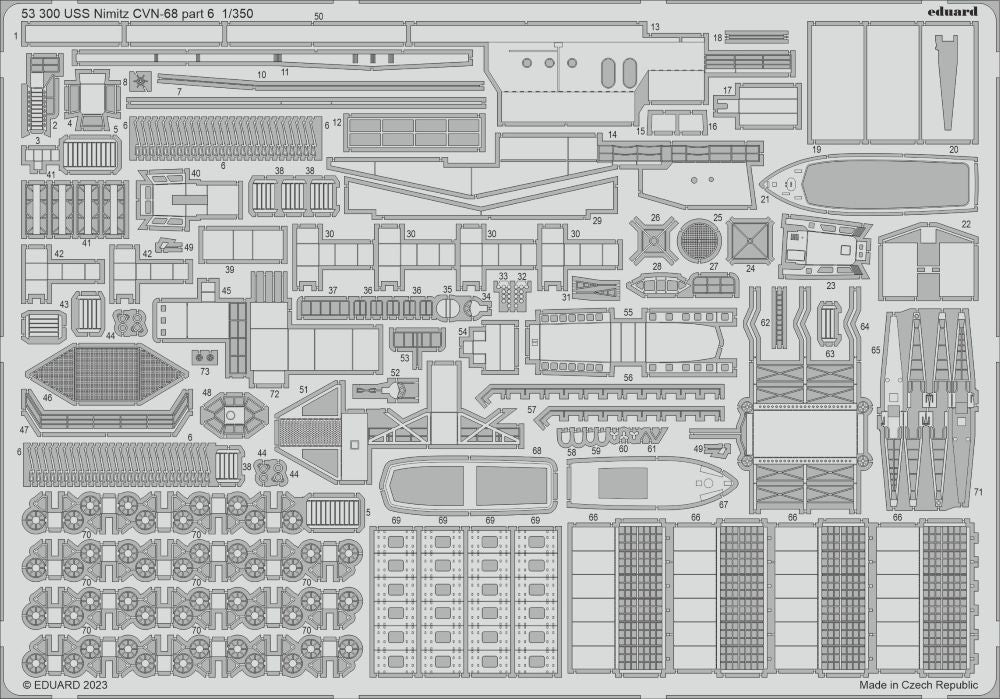 1/350 Ship- USS Nimitz CVN68 Part 6 for TSM