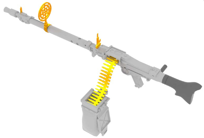 1/35 Armor- MG 34 Gun (Photo-Etch & Resin)