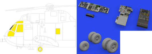1/48 Aircraft- Sea King HAS5 LooKplus for ARX (Mask, Photo-Etch & Resin)