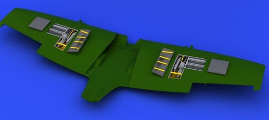 1/48 Aircraft- Spitfire Mk XVI Gun Bays for EDU (Photo-Etch & Resin) (D)