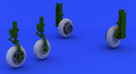 1/48 Aircraft- F86F Wheels for HSG (Resin)