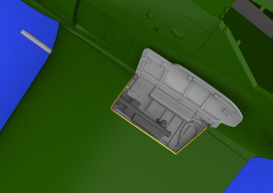 1/48 Aircraft- Fw190A Wingroot Gun Bays for EDU (Photo-Etch & Resin)