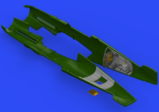 1/48 Aircraft- Bf109F Radio Compartment for EDU (Photo-Etch & Resin)(D)