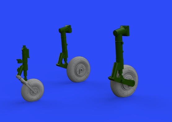 1/48 Aircraft- L29 Wheels for AGK & EDU (Resin)(D)