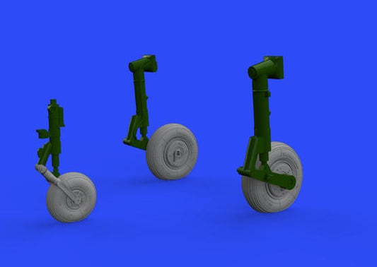 1/48 Aircraft- L29 Wheels for AGK & EDU (Resin)(D)