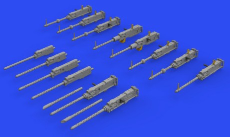 1/48 Aircraft- B17F Guns for HKM (Photo-Etch & Resin)