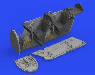 1/48 Aircraft- Z126 Trener Cockpit for EDU (Photo-Etch & Resin)