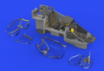 1/48 Aircraft- Mi24D Cockpit for ZVE (Photo-Etch & Resin)