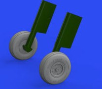 1/48 Aircraft- Chipmunk T10 Wheels for ARX (Mask & Resin)