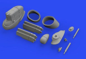 1/48 Aircraft- Mi24D Conversion Set for ZVE (Photo-Etch & Resin)
