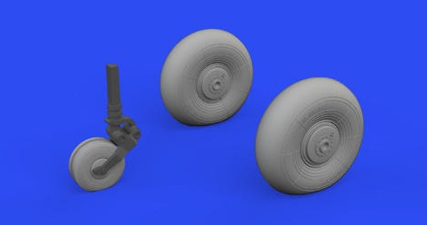 1/48 Aircraft- Beaufighter Mk X Wheels for TAM (Mask & Resin)
