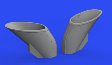 1/48 Aircraft- F4F3 Exhausts for EDU (Resin)