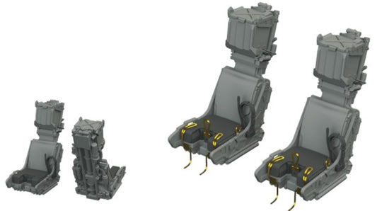 1/48 Aircraft- F/A18F Ejection Seats for MGK (Photo-Etch & Resin)