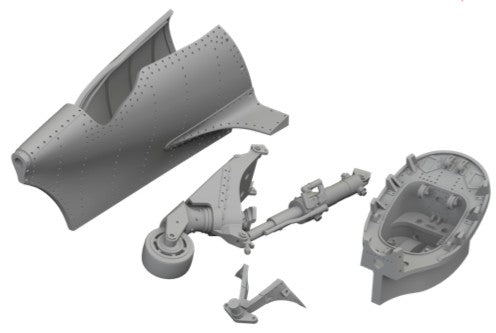 1/48 Aircraft- A6M3 Tailwheel for EDU (Resin)