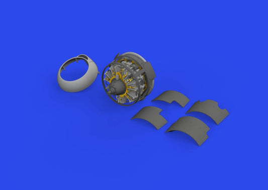 1/48 Aircraft- F4F3A Engine for EDU (Photo-Etch & Resin)