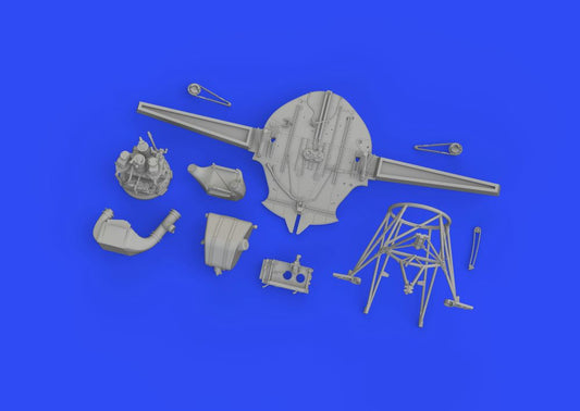1/48 Aircraft- F4F4 Wheel Bay for EDU (Resin)