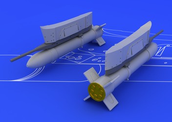 1/72 Aircraft- S21 Soviet Unguided Rocket for EDU (Photo-Etch & Resin) (D)