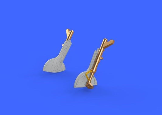 1/72 Aircraft- Spitfire Mk IX Legs for EDU (Bronze & Resin)(D)