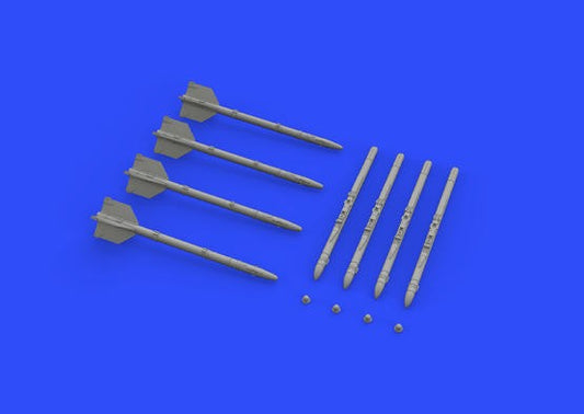 1/72 Aircraft- MiG21 R13M Missiles for EDU (Photo-Etch & Resin)(D)