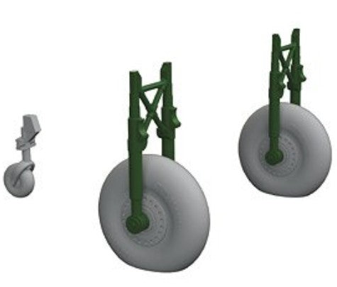 1/72 Aircraft- Wellington Mk Ia/c Wheels for ARX (Mask & Resin)(D)