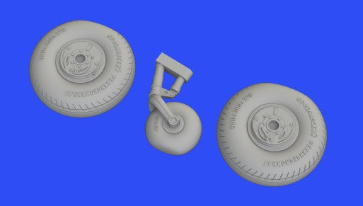 1/72 Aircraft- Pe2 Wheels for ZVE (Mask & Resin)(D)