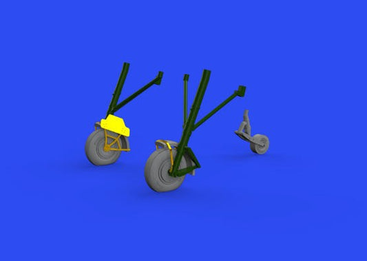 1/72 Aircraft- Z37A Wheels for EDU (Mask & Resin)