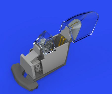 1/72 Aircraft- S199 Cockpit Bubble Canopy for EDU (Photo-Etch & Resin)