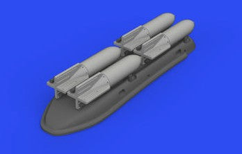 1/72 Aircraft- S199 4xETC 50 Rack w/Bomb for EDU (Decals & Resin)