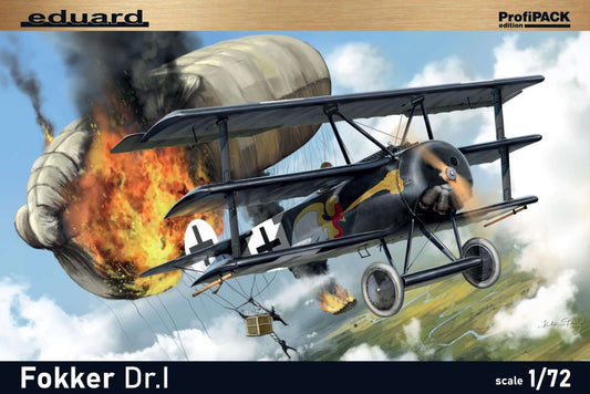 1/72 Fokker Dr I Triplane Fighter (Profi-Pack Plastic Kit)