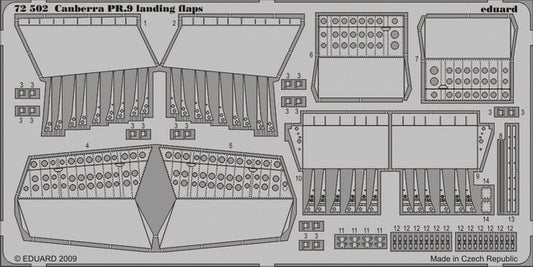 1/72 Aircraft- Canberra PR9 Landing Flaps for ARX (D)