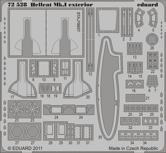 1/72 Aircraft- Hellcat Mk I Exterior for EDU(D)