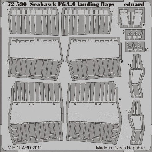 1/72 Aircraft- Seahawk FGA6 Landing Flaps for HBO(D)