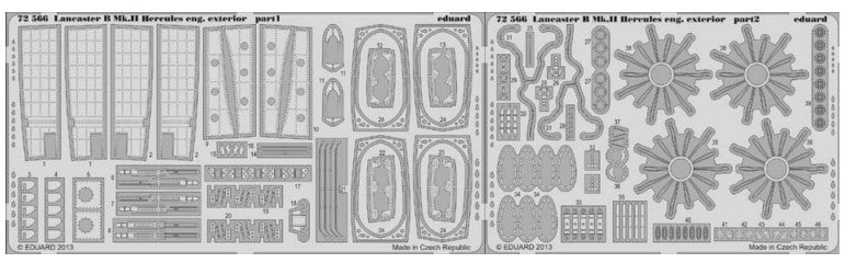 1/72 Aircraft- Lancaster B Mk II Exterior for ARX (D)