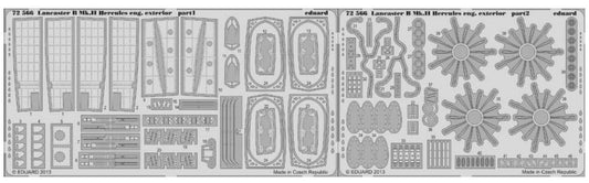 1/72 Aircraft- Lancaster B Mk II Exterior for ARX (D)