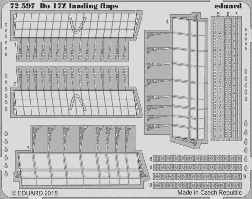 1/72 Aircraft- Do17Z Landing Flaps for ARX (D)