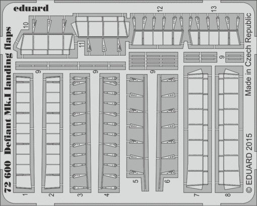 1/72 Aircraft- Defiant Mk I Landing Flaps for ARX (D)