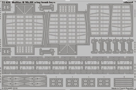 1/72 Aircraft- Halifax B MK III Wing Bomb Bays for RVL(D)