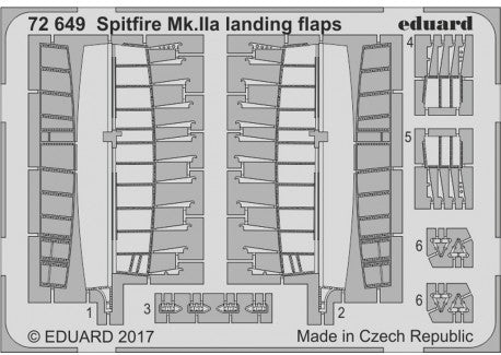 1/72 Aircraft- Spitfire Mk IIa Landing Flaps for RVL(D)