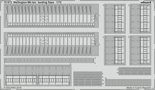 1/72 Aircraft- Wellington Mk Ia/c Landing Flaps for ARX(D)