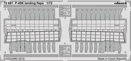 1/72 Aircraft- P40K Landing Flaps for SHY(D)