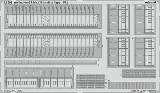 1/72 Aircraft- Wellington GR Mk VIII Landing Flaps for ARX(D)