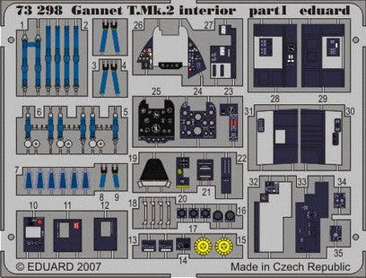 1/72 Aircraft- Gannet T Mk 2 Interior for TSM (Painted)(D)