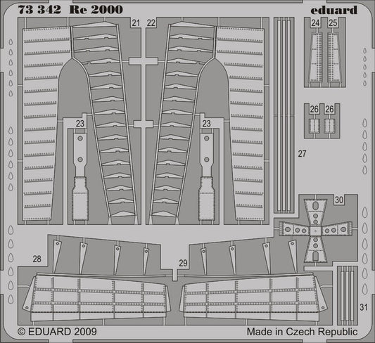 1/72 Aircraft- Re2000 for ITA (Painted Self Adhesive) (D)