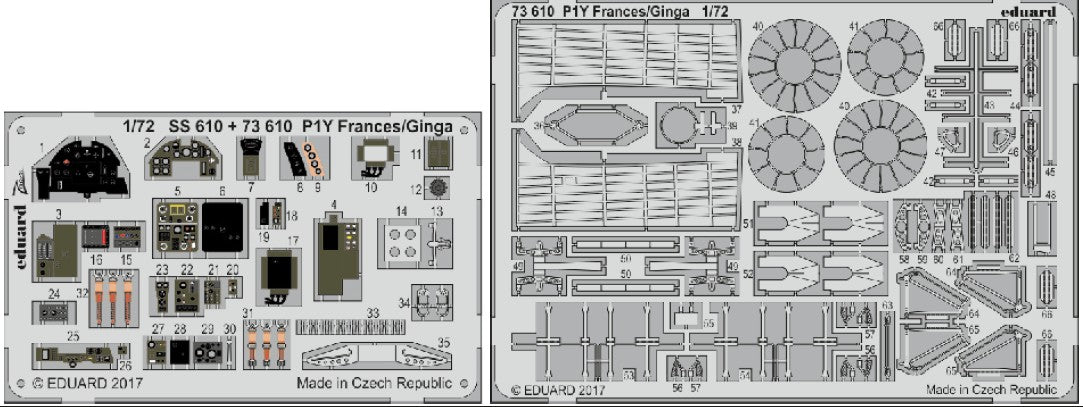 1/72 Aircraft- P1Y Frances/Ginga for HSG (Painted)