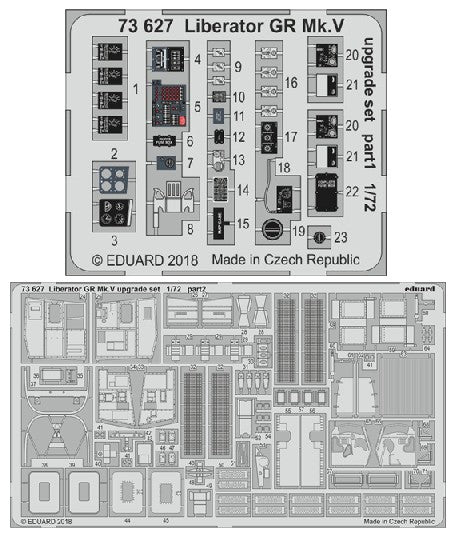 1/72 Aircraft- Liberator GR Mk V Upgrade Set for EDU (Painted)(D)