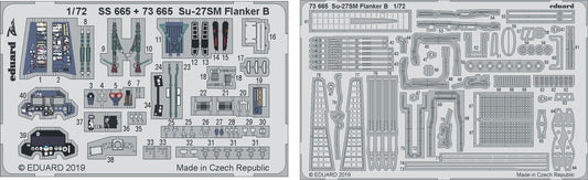1/72 Aircraft- Su27SM Flanker B for ZVE (Painted)(D)