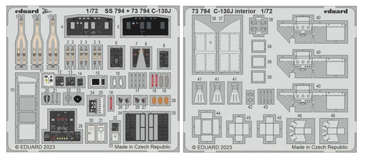 1/72 Aircraft- C130J Interior for ZVE (Painted)