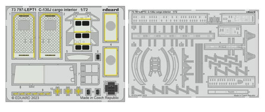 1/72 Aircraft- C130J Cargo Interior for ZVE (Painted)