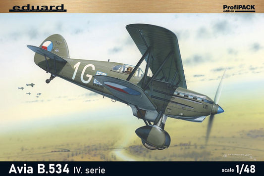 1/48 Avia B534 IV Series Czech BiPlane Fighter (Profi-Pack Plastic Kit)